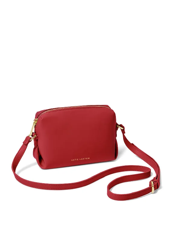 Military - style men's crossbody bag with MOLLE webbing for attachmentsKatie Loxton Lily Crossbody Bag, Garnet Red Military - style men's crossbody bag with MOLLE webbing for attachmentsKatie Loxton Lily Crossbody Bag, Garnet Red