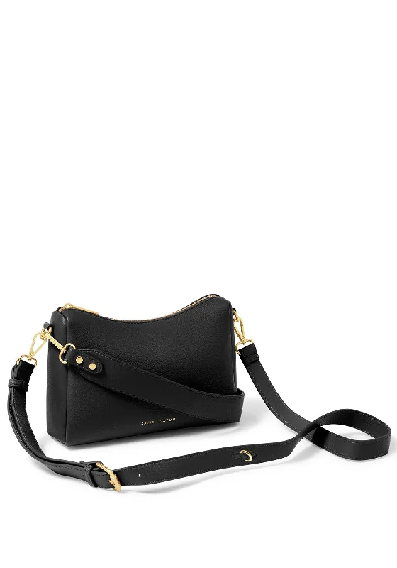 Canvas men's crossbody bag with a rustic, casual styleKatie Loxton Mara Crossbody Bag, Black Canvas men's crossbody bag with a rustic, casual styleKatie Loxton Mara Crossbody Bag, Black