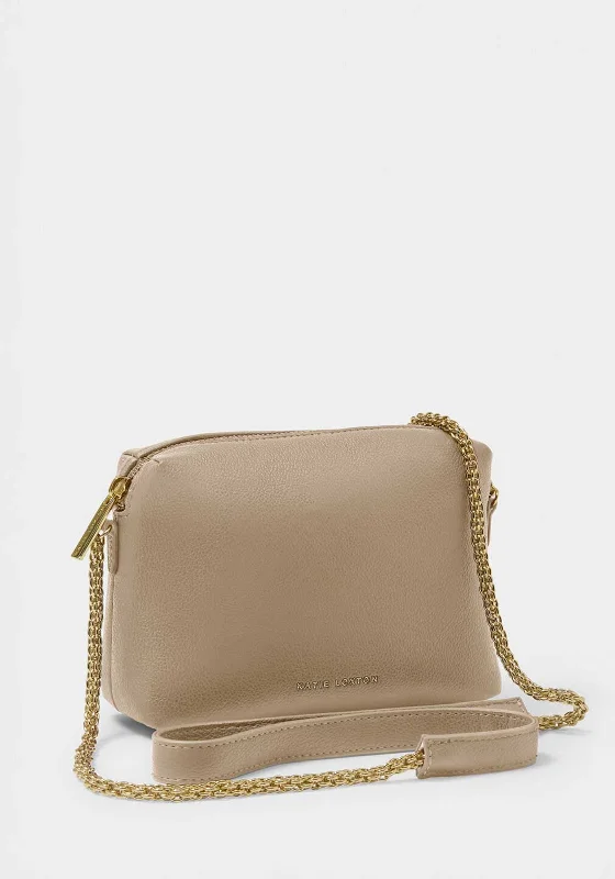 Men's leather crossbody bag with antique brass hardware for a vintage lookKatie Loxton Margot Crossbody Bag, Light Taupe Men's leather crossbody bag with antique brass hardware for a vintage lookKatie Loxton Margot Crossbody Bag, Light Taupe