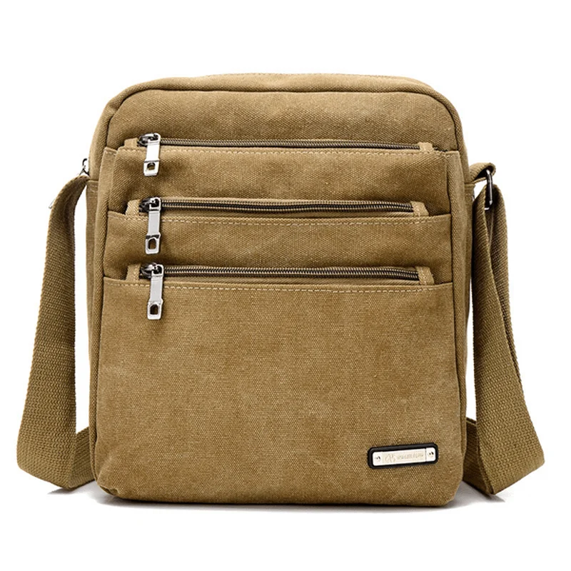 Men's crossbody bag with multiple interior pockets for organizationMen Canvas Outdoor Leisure Crossbody Bags Men's crossbody bag with multiple interior pockets for organizationMen Canvas Outdoor Leisure Crossbody Bags