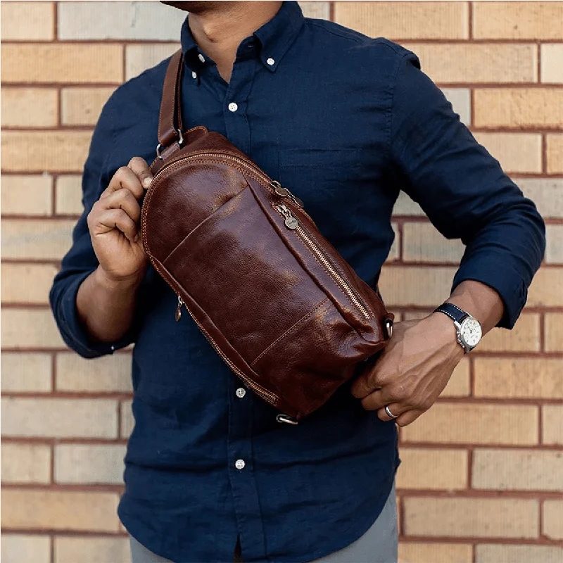 Men's crossbody bag with adjustable straps for a customized fitMen PU Leather Anti-Theft Vintage Casual Shoulder Bag Crossbody Bag Chest Bag Sling Bag Hippie Bag Men's crossbody bag with adjustable straps for a customized fitMen PU Leather Anti-Theft Vintage Casual Shoulder Bag Crossbody Bag Chest Bag Sling Bag Hippie Bag