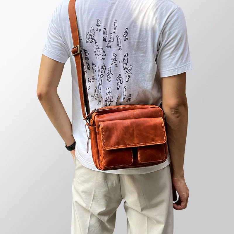 Men's military-style canvas backpack with MOLLE webbing for outdoor adventuresMen's Casual Leather Shoulder Messenger Bag Men's military-style canvas backpack with MOLLE webbing for outdoor adventuresMen's Casual Leather Shoulder Messenger Bag