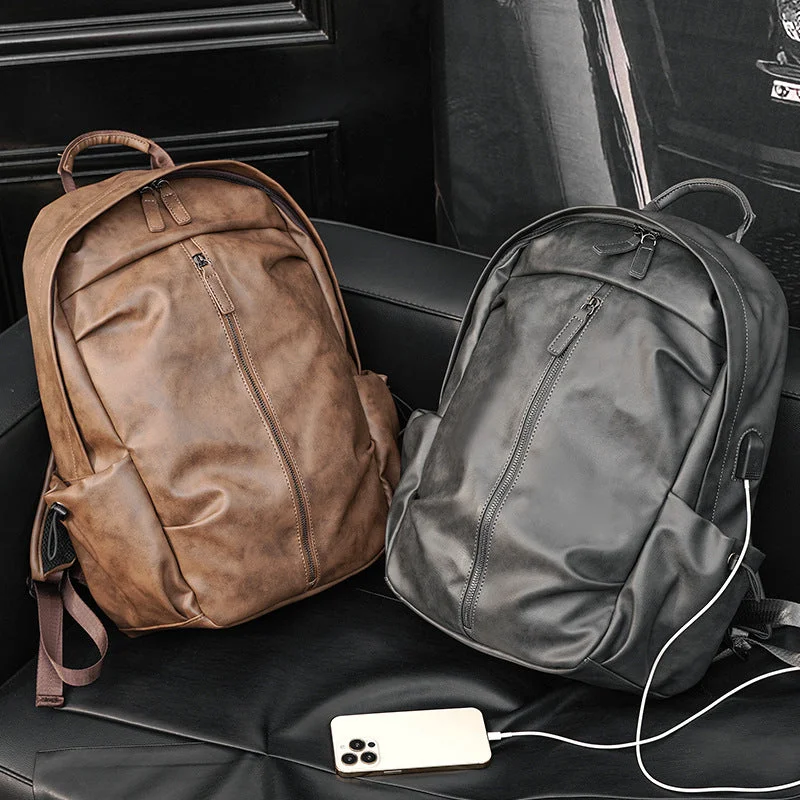 Men's foldable travel backpack with expandable design for overseas tripsMen's Fashion Backpack Casual Large Capacity Men's foldable travel backpack with expandable design for overseas tripsMen's Fashion Backpack Casual Large Capacity