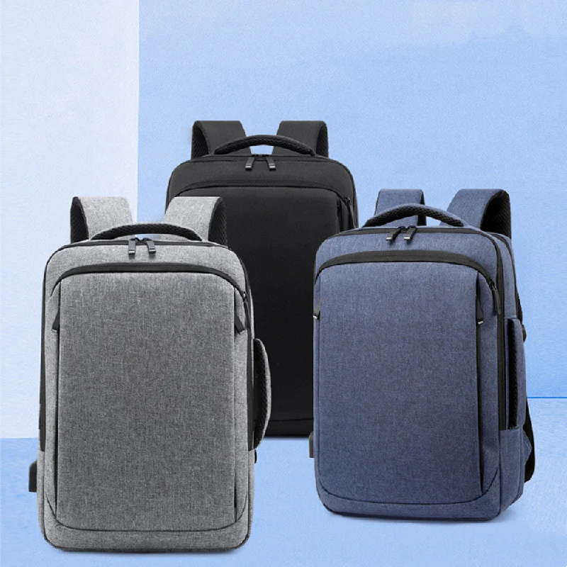 Men's compact backpack with padded shoulder straps for short errandsMen's Multifunctional Large Capacity Business Backpack