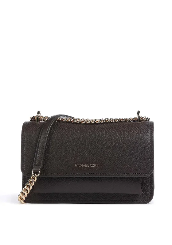 Men's leather crossbody bag with antique brass hardware for a vintage lookMICHAEL Michael Kors Claire Crossbody Bag, Chocolate Brown Men's leather crossbody bag with antique brass hardware for a vintage lookMICHAEL Michael Kors Claire Crossbody Bag, Chocolate Brown