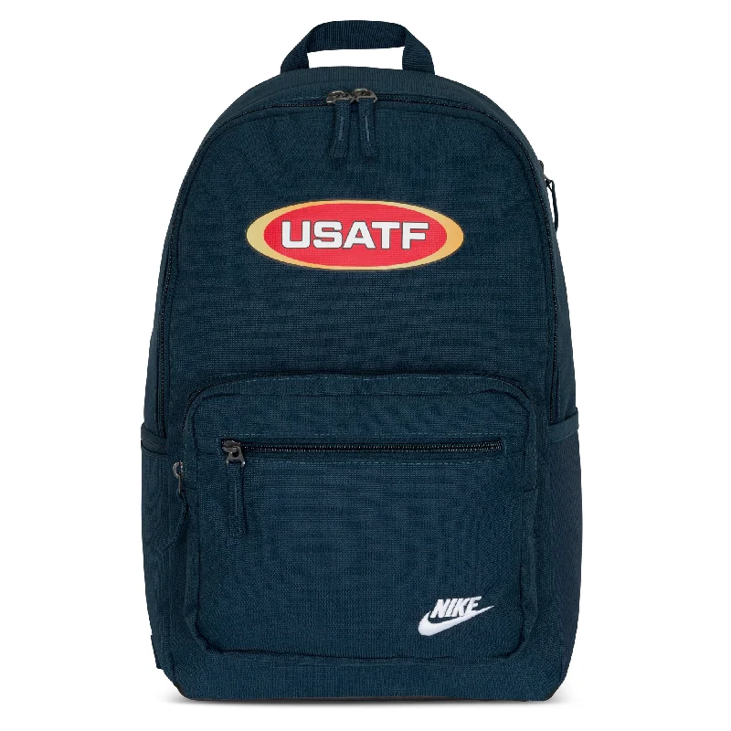 Men's military-style canvas backpack with MOLLE webbing for outdoor adventuresNike USATF Heritage Backpack (23L) Men's military-style canvas backpack with MOLLE webbing for outdoor adventuresNike USATF Heritage Backpack (23L)