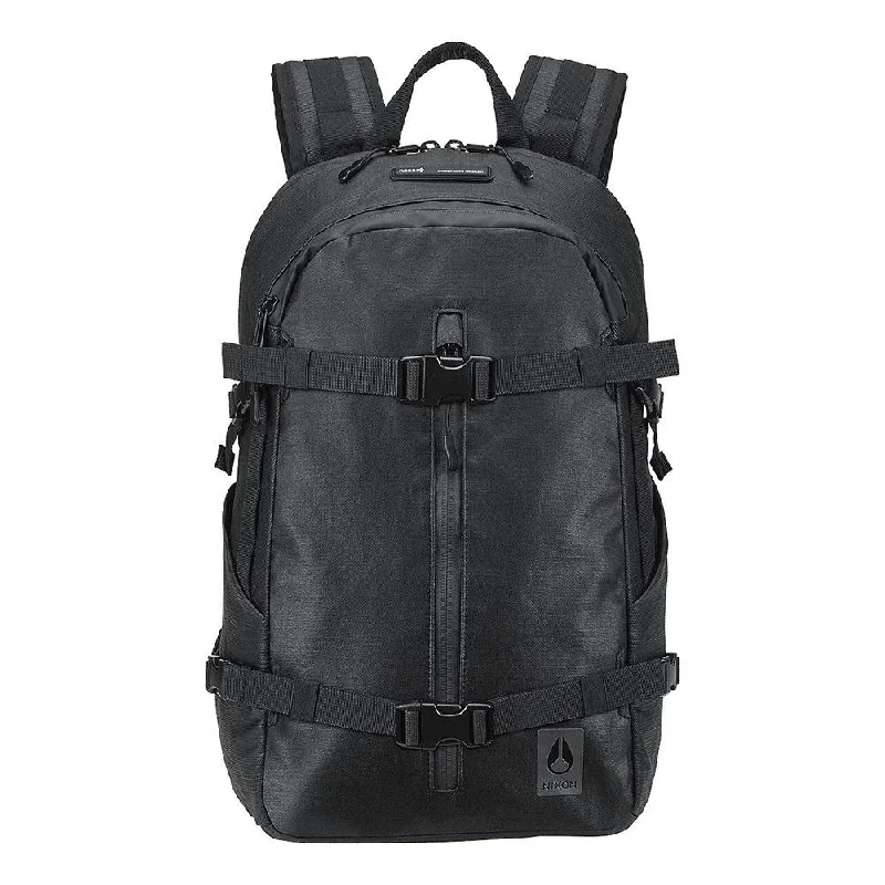 Vintage leather travel bag with brass accents for a classic and sophisticated lookNixon Summit Backpack
