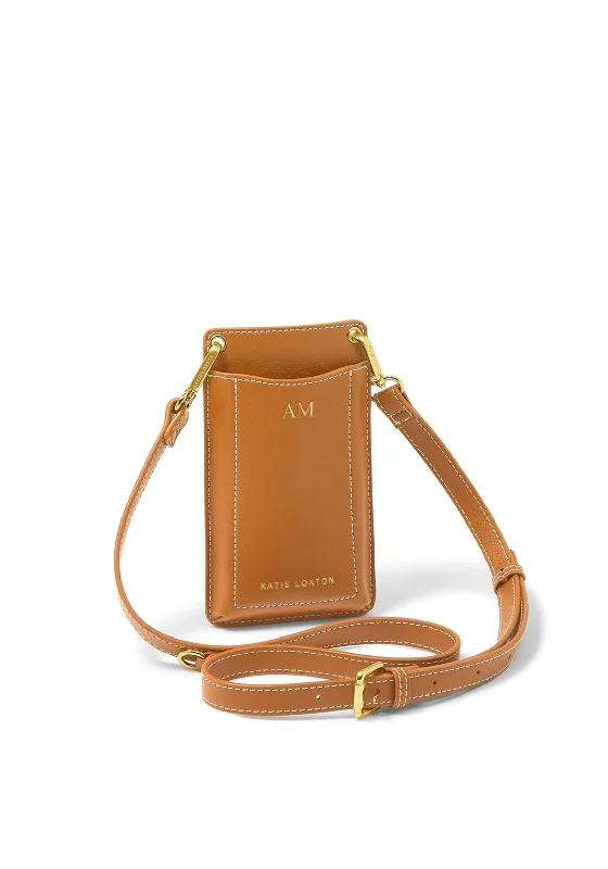 Men's crossbody bag with a hidden anti - theft pocketKatie Loxton Perri Phone Bag, Cognac Men's crossbody bag with a hidden anti - theft pocketKatie Loxton Perri Phone Bag, Cognac