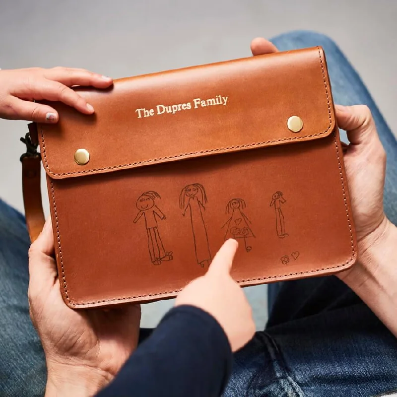 Stackable travel bag set with various sizes for diverse packing needsPersonalised Leather Family Travel Wallet with Childs Masterpiece Stackable travel bag set with various sizes for diverse packing needsPersonalised Leather Family Travel Wallet with Childs Masterpiece