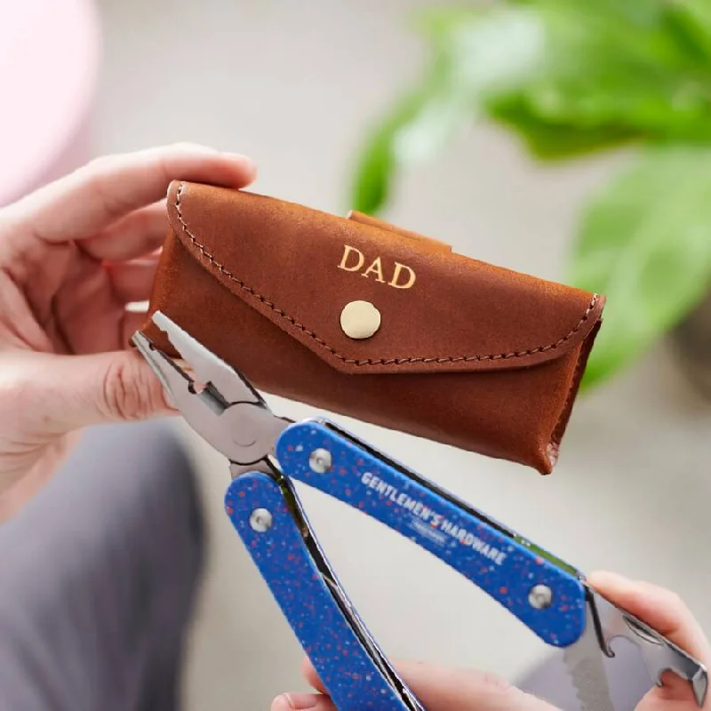 Vintage leather travel bag with brass accents for a classic and sophisticated lookPersonalised Leather Holder and Fishing Tool For Dads Vintage leather travel bag with brass accents for a classic and sophisticated lookPersonalised Leather Holder and Fishing Tool For Dads