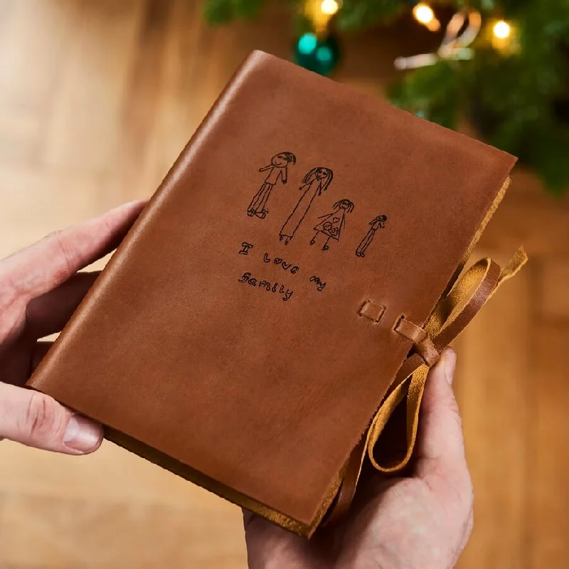 Waterproof canvas travel bag suitable for beach and outdoor vacationsPersonalised Notebook With Child's Drawing Waterproof canvas travel bag suitable for beach and outdoor vacationsPersonalised Notebook With Child's Drawing