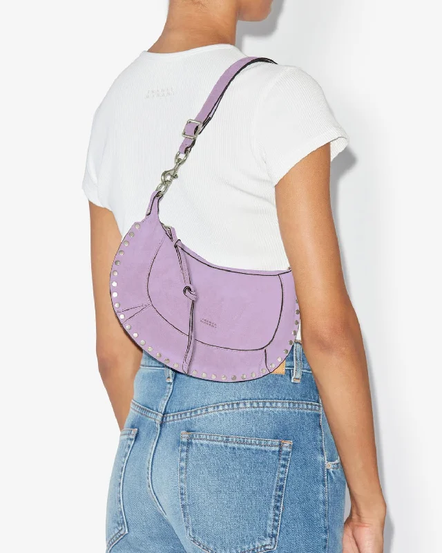 Soft suede men's crossbody bag for a luxurious feelOskan Moon Bag