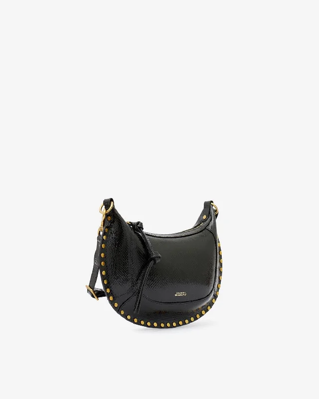 Men's crossbody bag with a water - resistant coating for rainy daysOskan Moon Bag in python-effect leather Men's crossbody bag with a water - resistant coating for rainy daysOskan Moon Bag in python-effect leather