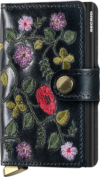 Durable briefcases for heavy-duty useSecrid Miniwallet Stitch Floral