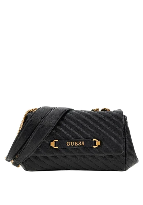 RFID - blocking men's crossbody bag for security - conscious travelersGuess Sela Crossbody Bag, Black RFID - blocking men's crossbody bag for security - conscious travelersGuess Sela Crossbody Bag, Black