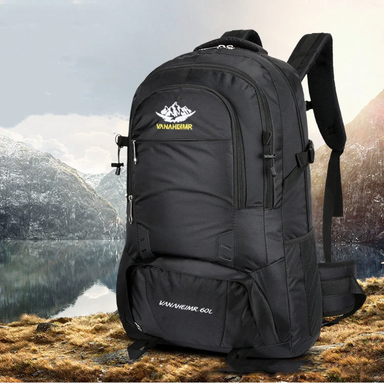 Men's waterproof backpack with adjustable sternum strap for long treksSimple Men's Large Capacity Sports Backpack Men's waterproof backpack with adjustable sternum strap for long treksSimple Men's Large Capacity Sports Backpack