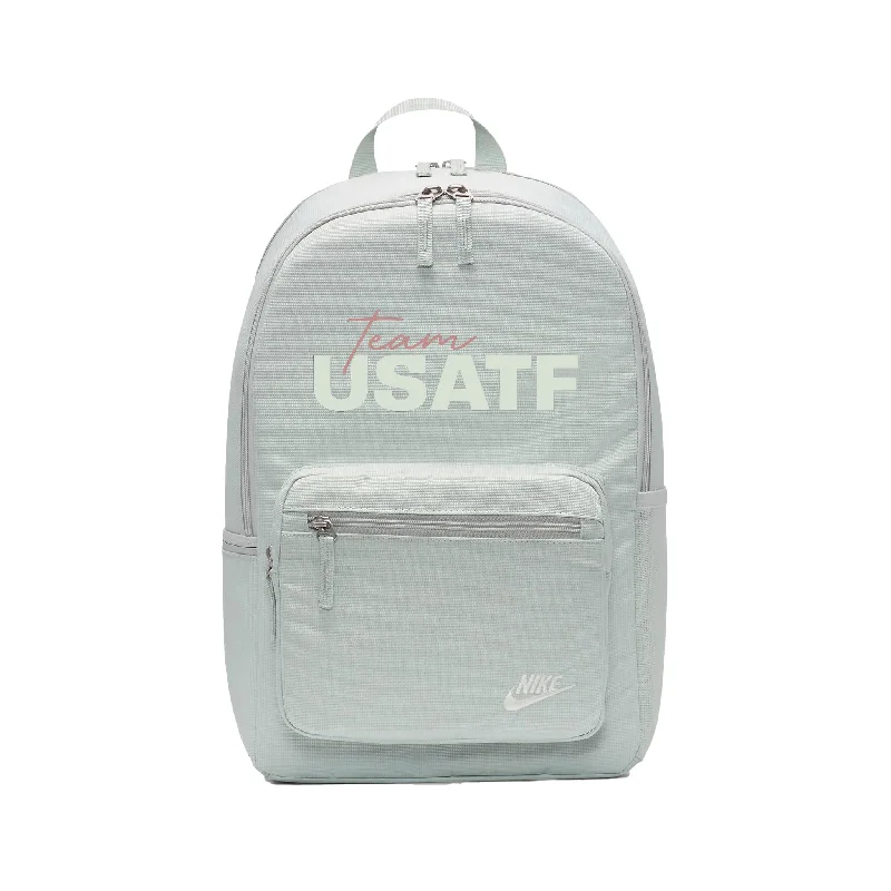 Men's student backpack with organized compartments for books and suppliesNike USATF Heritage Backpack (23L) Men's student backpack with organized compartments for books and suppliesNike USATF Heritage Backpack (23L)
