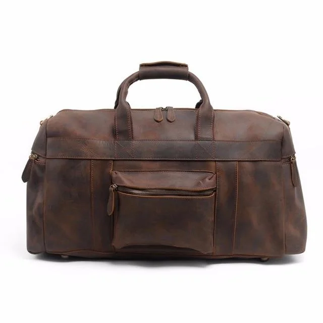 TSA - compliant travel bag with built - in combination lock for airport securityThe Asta Weekender | Handcrafted Leather Duffle Bag TSA - compliant travel bag with built - in combination lock for airport securityThe Asta Weekender | Handcrafted Leather Duffle Bag
