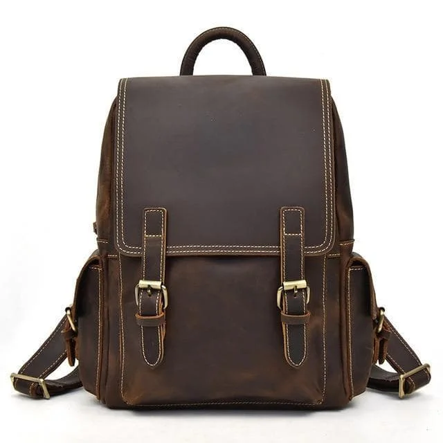Hiking - specific travel bag with hydration bladder compatibilityThe Freja Backpack | Handcrafted Leather Backpack Hiking - specific travel bag with hydration bladder compatibilityThe Freja Backpack | Handcrafted Leather Backpack