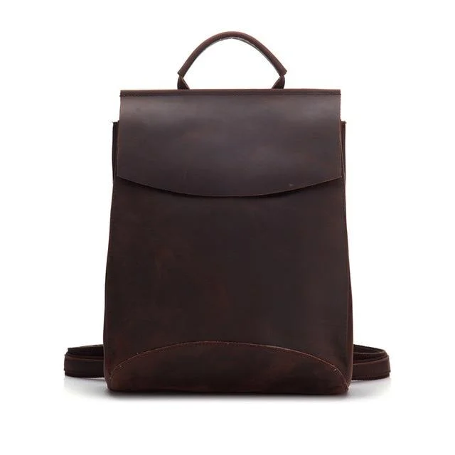 Kids' themed polyester travel bag for family road tripsThe Gyda Backpack | Vintage Leather Travel Backpack Kids' themed polyester travel bag for family road tripsThe Gyda Backpack | Vintage Leather Travel Backpack