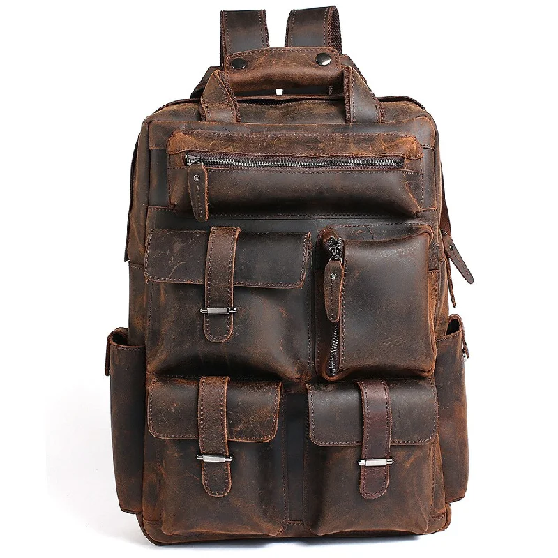 Travel bag with a detachable toiletry pouch for convenienceThe Shelby Backpack | Handmade Genuine Leather Backpack Travel bag with a detachable toiletry pouch for convenienceThe Shelby Backpack | Handmade Genuine Leather Backpack