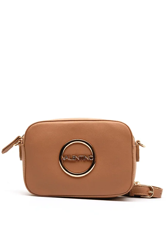 Men's crossbody bag with a water - resistant coating for rainy daysValentino Moses Logo Crossbody Bag, Beige Men's crossbody bag with a water - resistant coating for rainy daysValentino Moses Logo Crossbody Bag, Beige