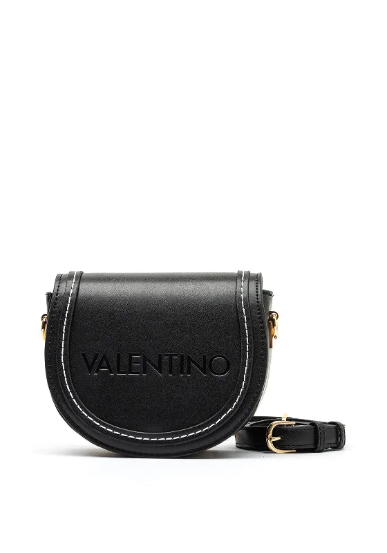 Waterproof nylon men's crossbody bag for outdoor activitiesValentino Tonga Contrast Stitch Saddle Bag, Black Waterproof nylon men's crossbody bag for outdoor activitiesValentino Tonga Contrast Stitch Saddle Bag, Black