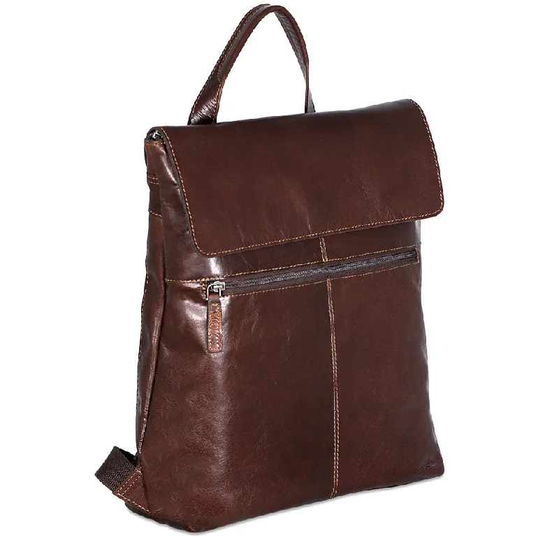 Men's student backpack with organized compartments for books and suppliesVoyager Maya Slim Backpack #7526