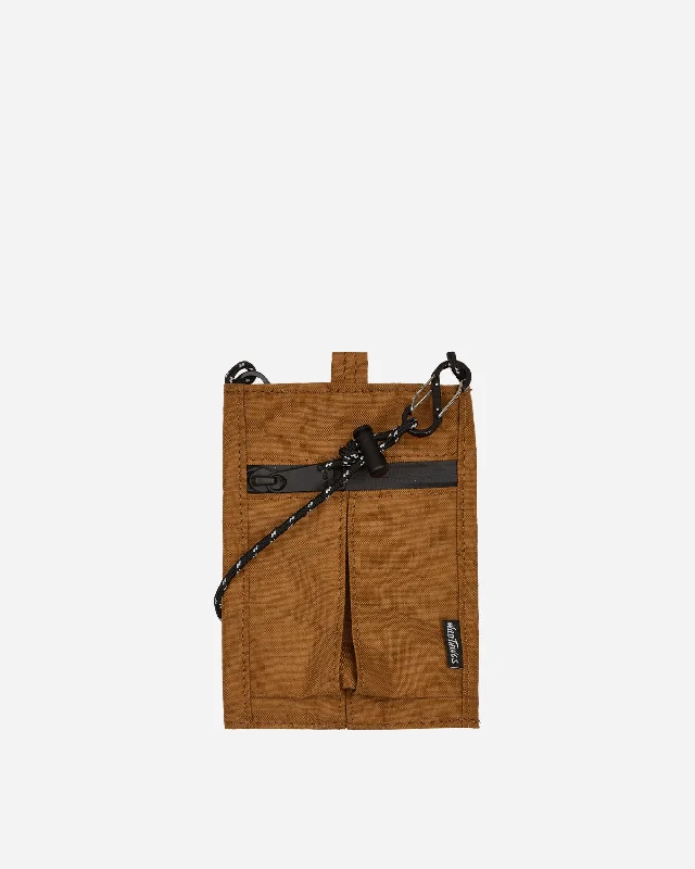 Men's leather backpack with vintage-style brass hardware for business useNew X-Pac Neck Pouch Beige Men's leather backpack with vintage-style brass hardware for business useNew X-Pac Neck Pouch Beige